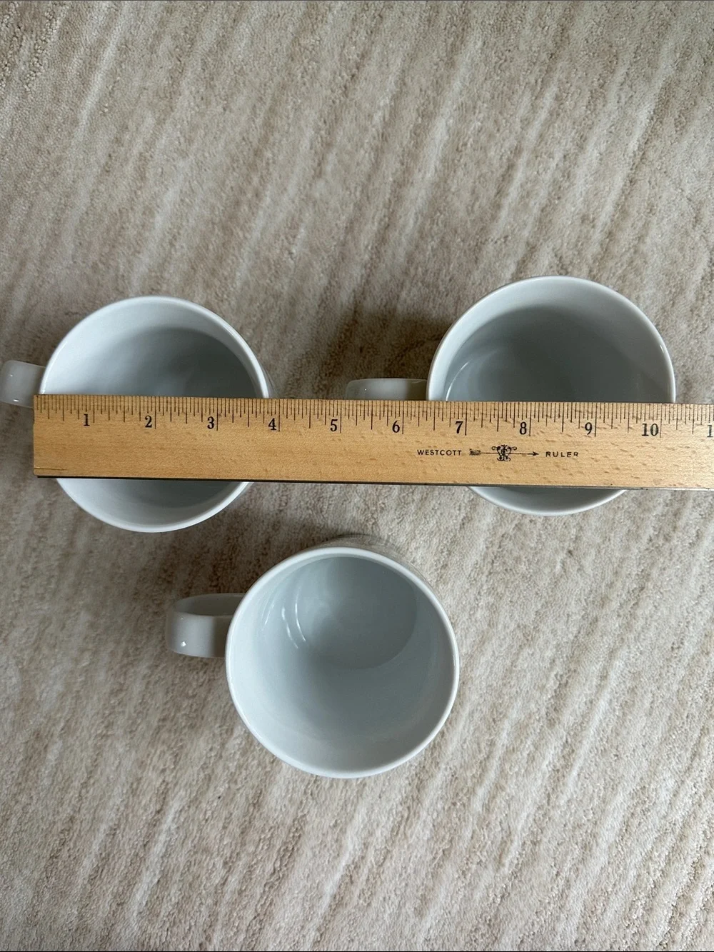 Set of 3 Crate & Barrel Julia Rothman Yule Town Christmas Tree 16 oz Mug Holiday